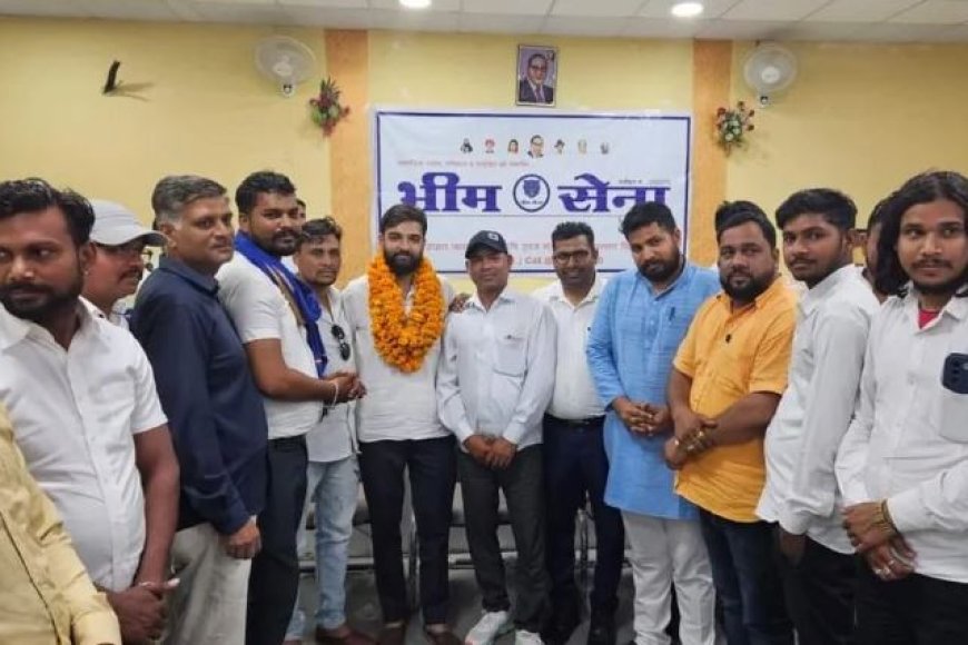 मजदूर दिवस पर भीम सेना का राष्ट्रीय प्रवक्ता बनाया हरिश कुंद्रा को, मजदूरो के हक़ो की लडा़ई लड़ी है
