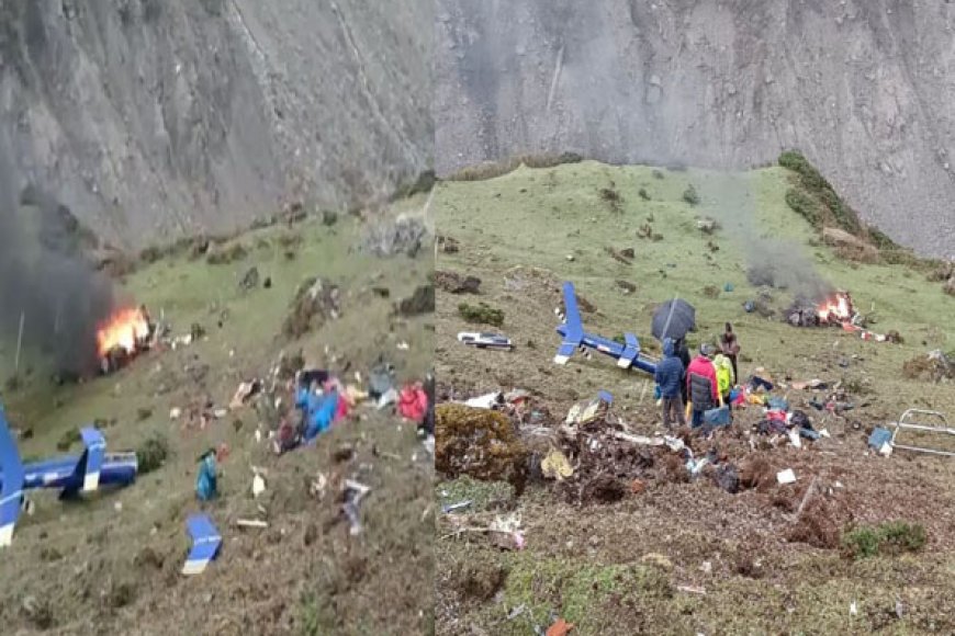 Kedarnath Helicopter Crashed: केदारनाथ में हेलिकॉप्टर क्रैश, पायलट समेत 7 लोगों की मौत