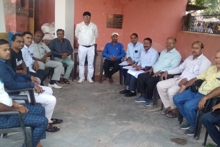 राजस्थान शिक्षक संघ (अंबेडकर) की जिला कार्यकारिणी की मीटिंग का आयोजन