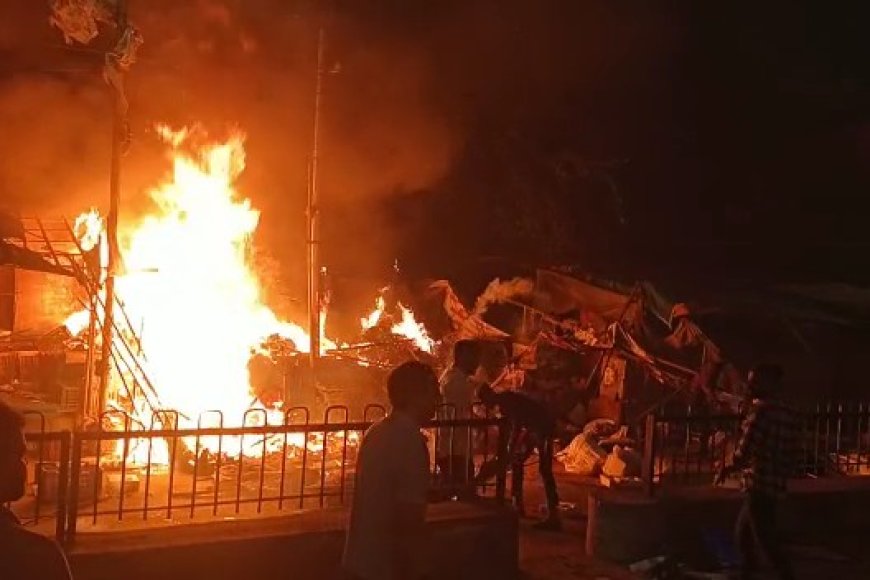 Jaipur News: सांगानेर बाजार में देर रात बड़ा हादसा टला