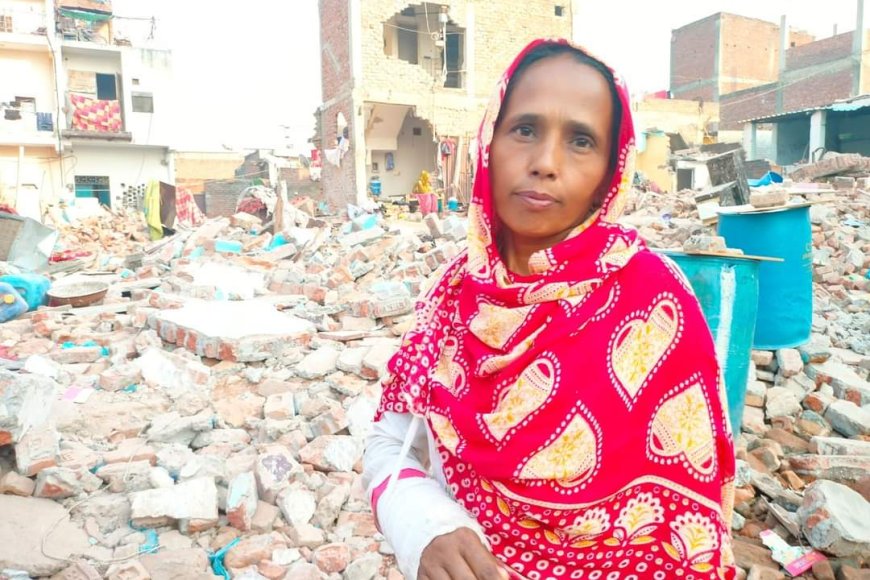 DDA ने बिना सूचना के किए 25 घर ध्वस्त,अब खाने को भी भटक रहे बेघर