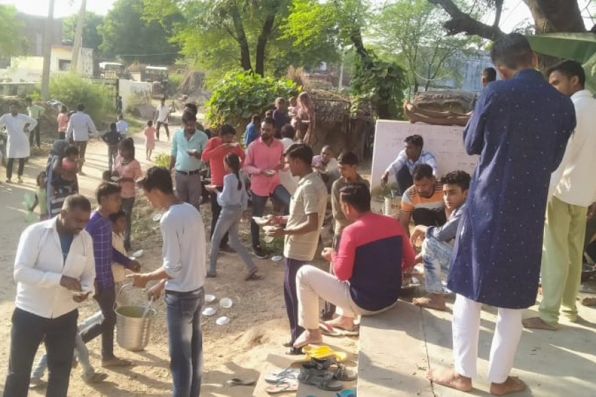पाली सिंघाण जट्ट में अन्नकूट महोत्सव कार्यक्रम आयोजित