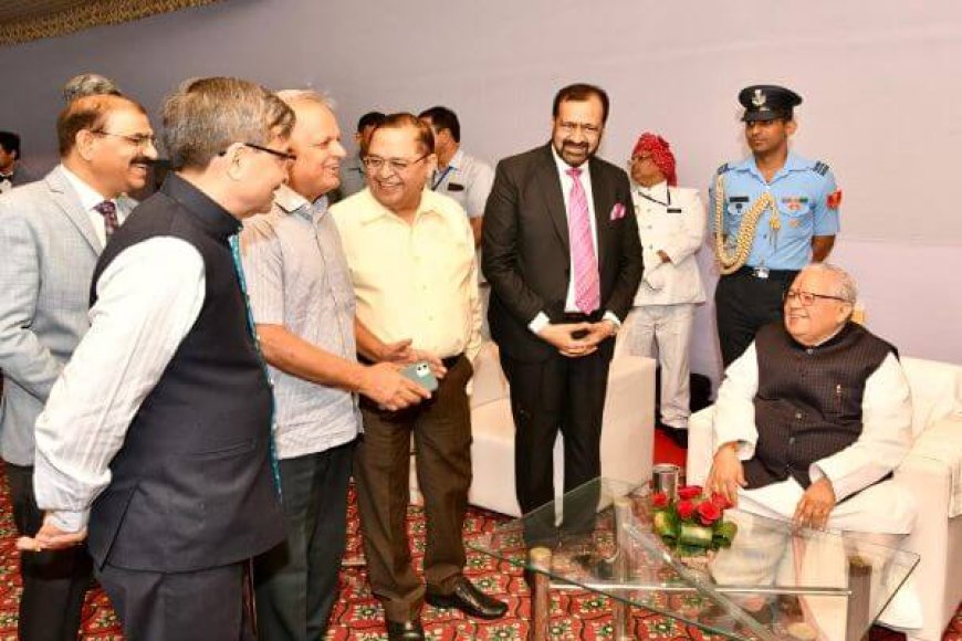 RUHS द्वारा आयोजित दीपावली मिलन समारोह में सम्मिलित हुए राज्यपाल मिश्र