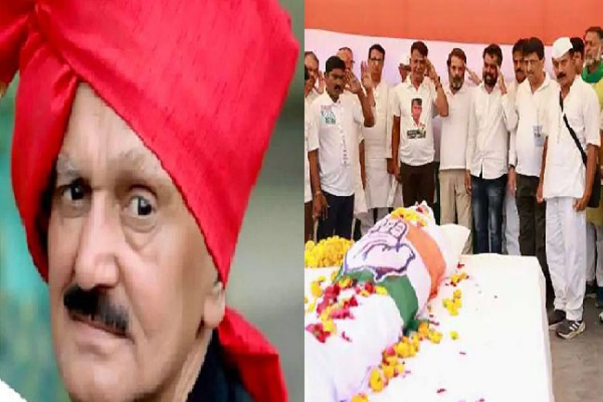 कांग्रेस की भारत जोड़ो यात्रा में तिरंगा लेकर चल रहे सेवादल के महासचिव का निधन
