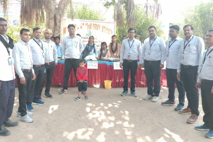 मंडावरा के राजकीय महात्मा गांधी अंग्रेजी माध्यम में मनाया गया बाल दिवस