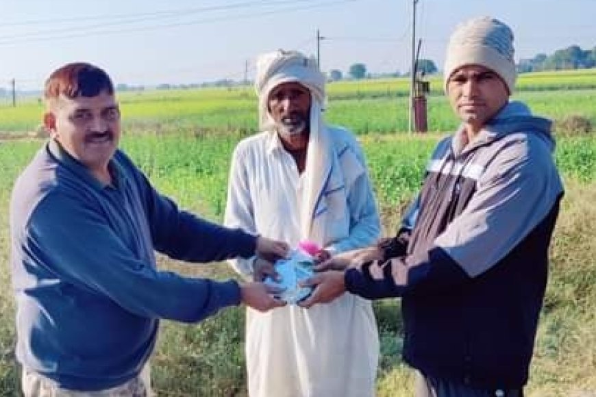 Karauli News : गुम हुई राशि पाकर लौटी, किसान के चहरे पर खुशी