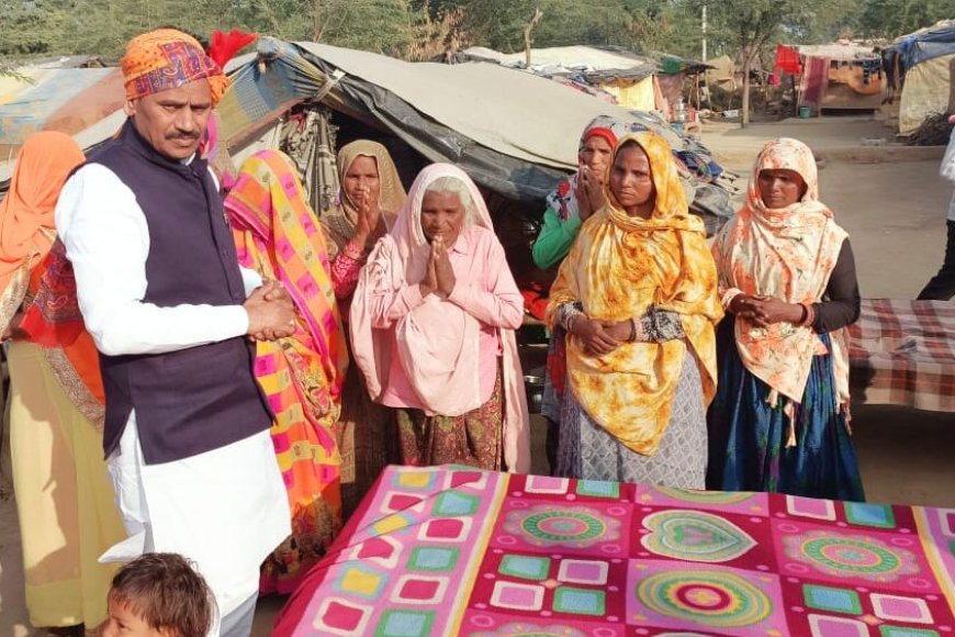 राजस्थान के बयाना विधायक ने वंचित परिवारों का समझा दर्द