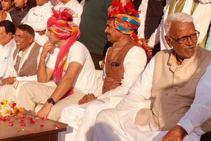 सर्वजातीय सामुहिक विवाह समारोह में पहुंचे सचिन पायलट