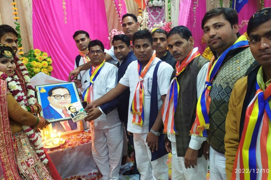 2500 वर्ष पुरानी गौरवशाली बौद्ध पद्धति से विवाह संखार संपन्न हुआ