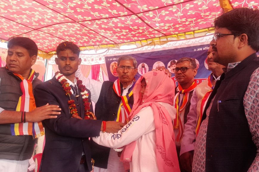 बहुजनों की नई पहल न लिऐ फेरे न मारा तोरण, माता रमाई अंबेडकर जयंती पर आयोजित हुआ विवाह समारोह
