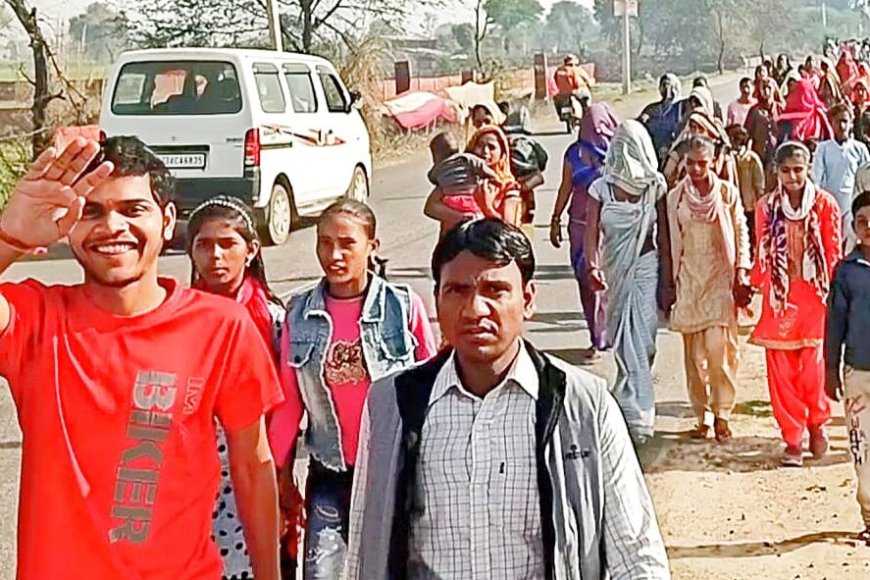 साईं बाबा पदयात्रा में उमड़ा जनसैलाब, भंडारे में हजारों श्रद्धालुओं ने जीमी प्रसादी
