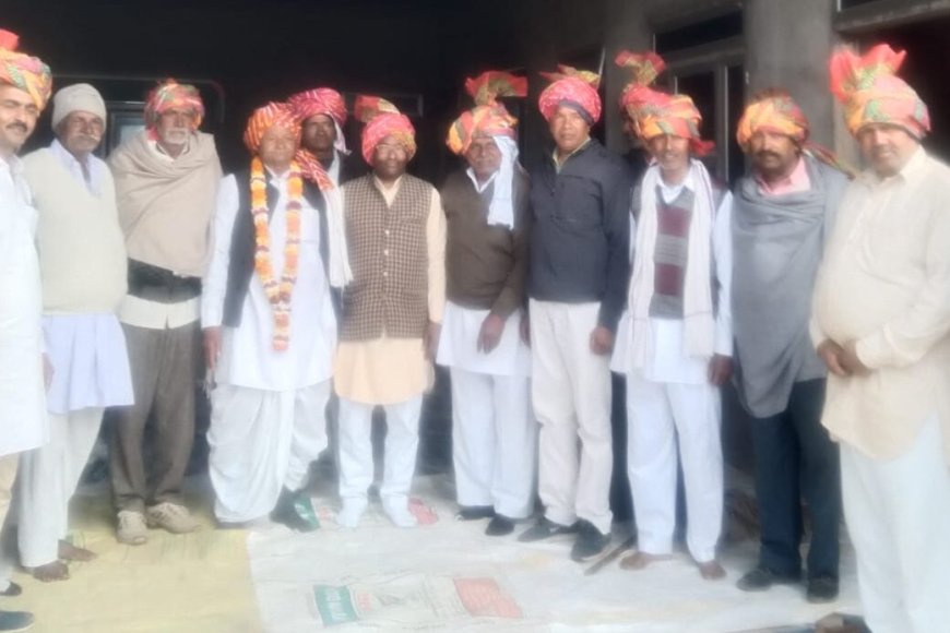 सहकारी समिति अध्यक्ष भूरा सिंह का सम्मान समारोह हुआ आयोजित