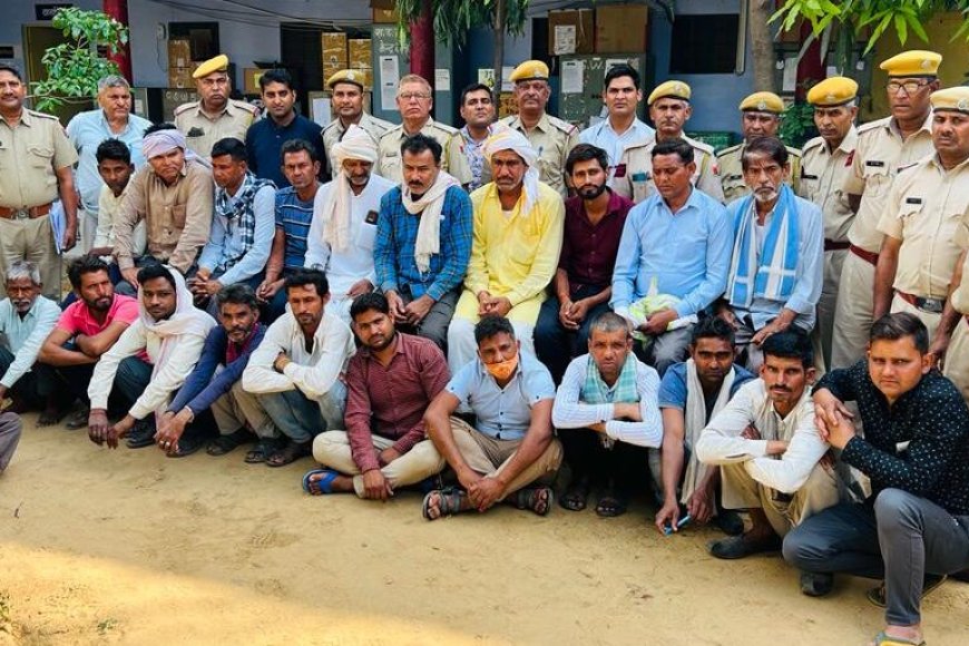 आपरेशन वज्र प्रहार के अन्तर्गत थाना वैर की बडी कार्यवाही