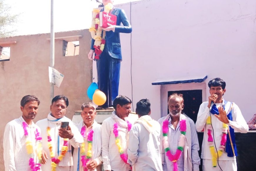 निसूरा, शेखपुरा में भारत रत्न डॉ बी आर अंबेडकर की जयंती पर शोभायात्रा ,रैली का आयोजन