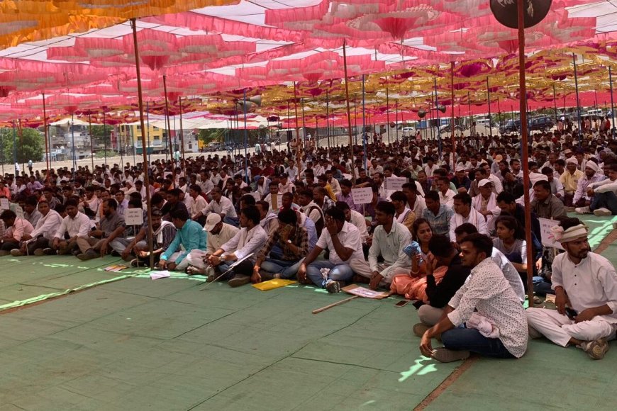 बांसवाड़ा में आदिवासी आरक्षण मंच के तत्वाधान में हुई आर-पार महारैली