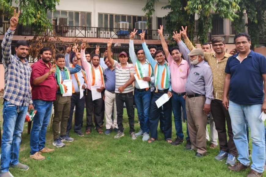इंटक यूनियन का सदस्यता ग्रहण कार्यक्रम