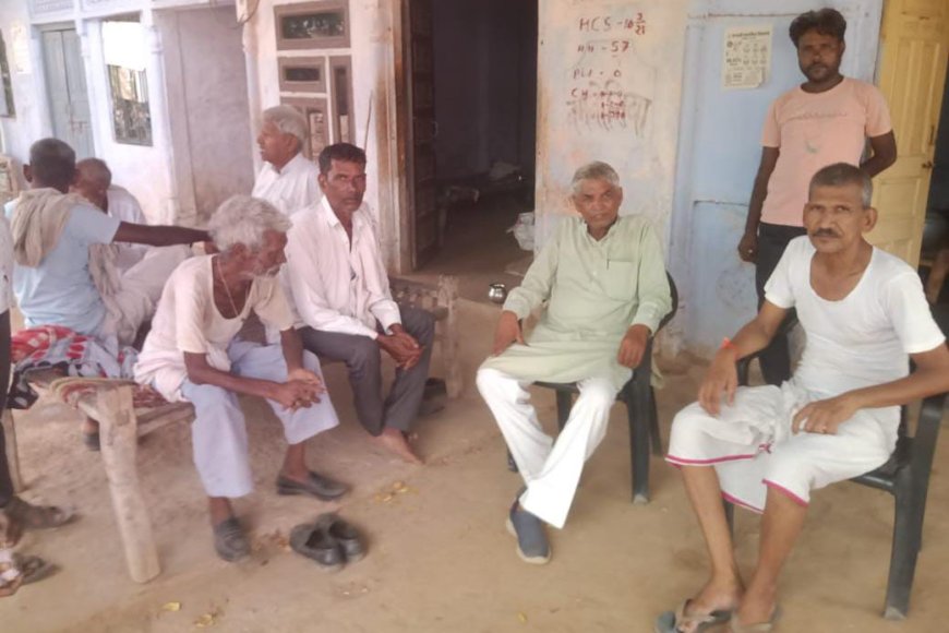 "नही सहेगा राजस्थान" अभियान के तहत बीजेपी नेता अमर सिंह खरैरी ने किया जनसंपर्क