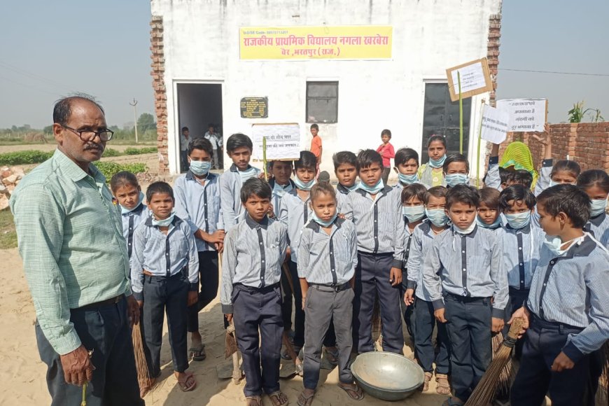 भरतपुर: गांधी जयंती के अवसर पर  स्वच्छता सप्ताह का हुआ आगाज