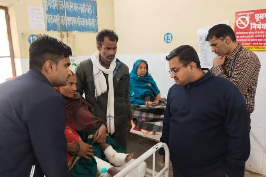 करौली : जिला कलेक्टर नीलाभ सक्सेना ने जिला चिकित्सालय का किया औचक निरीक्षण