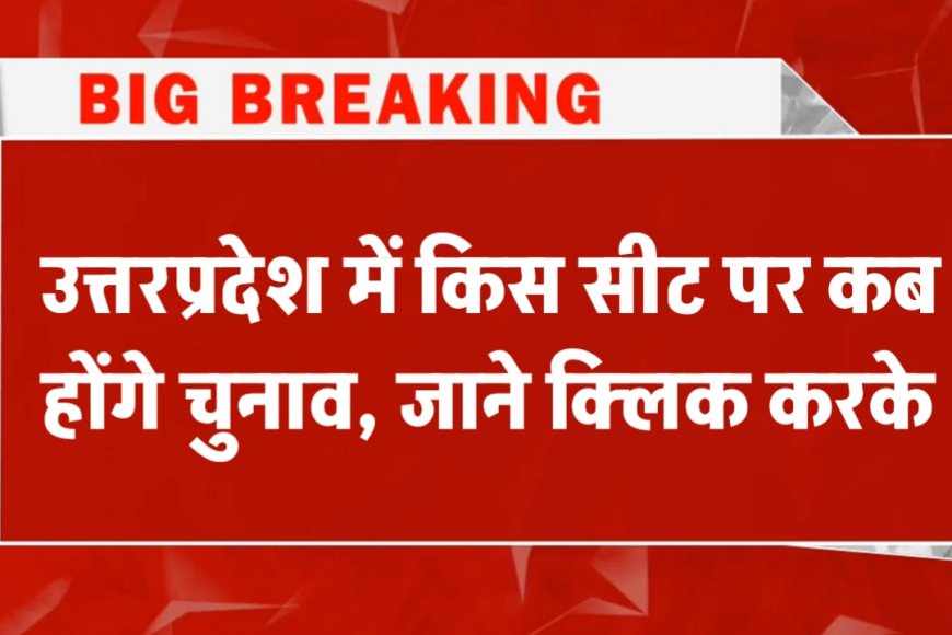 UP Lok Sabha Election 2024 : उत्तरप्रदेश में किस सीट पर कब होंगे चुनाव , अभी क्लिक करके पढ़ें