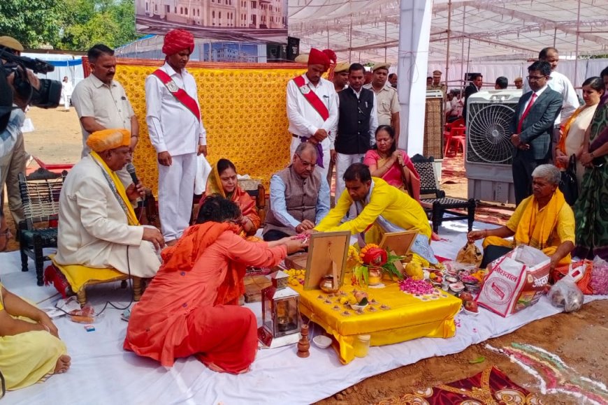 Karauli: 20 करोड़ के नवीन न्यायालय की लगी नींव, सर्व सुविधा संपन्न होगा नया न्यायालय भवन