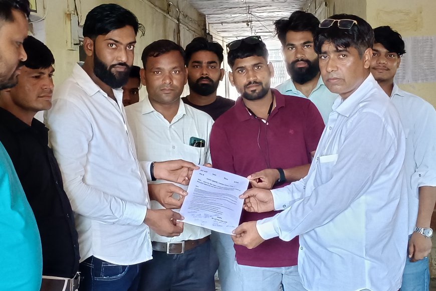 शंकरलाल मेघवाल हत्याकांड को लेकर भीम आर्मी ने उपखंड अधिकारी को मुख्यमंत्री के नाम दिया ज्ञापन