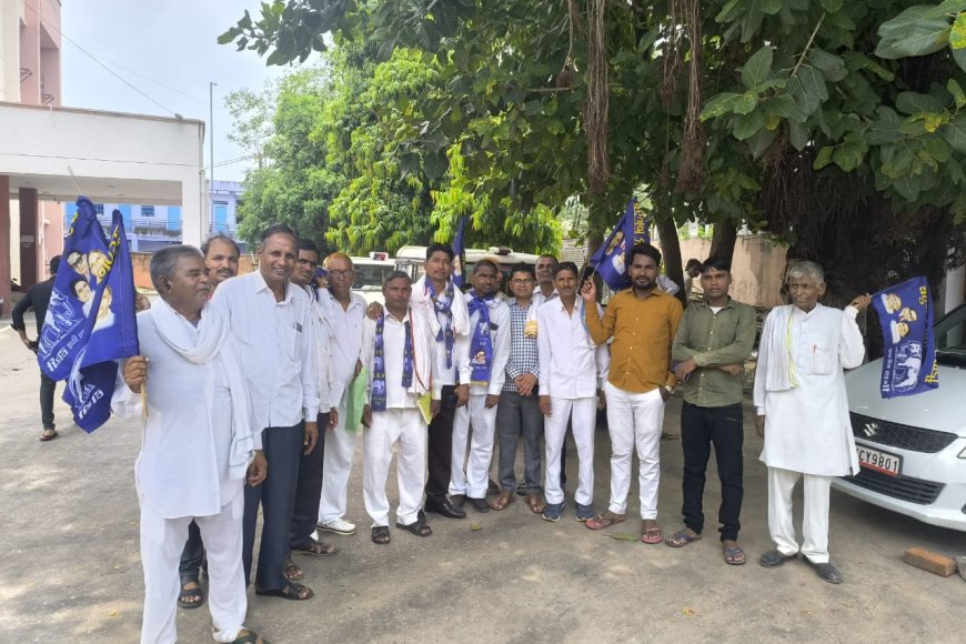 बसपा ने दलित, आदिवासी, पिछड़े वर्ग के लोगों पर अत्याचार के खिलाफ राज्यपाल के नाम जिला कलेक्टर को सौंपा  ज्ञापन