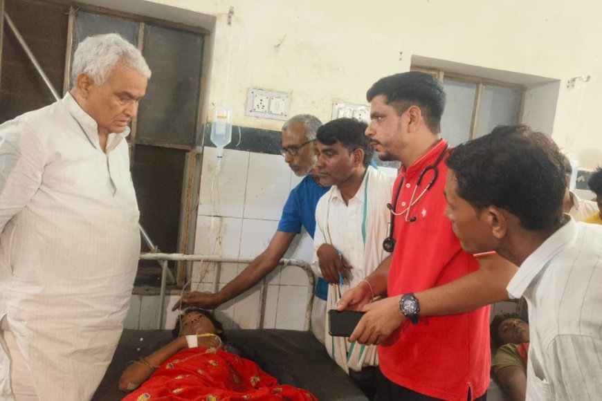 करौली न्यूज । ट्रैक्टर पर गिरा बिजली का तार, सवार पति पत्नी की मौत, 4 का उपचार जारी
