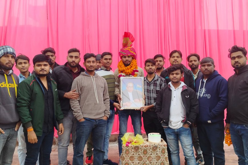 भरतपुर के बैर लखनपुर निवासी तिमन जाटव का SSC GD में चयन, हिंडौन जाटव बगीची में हुआ स्वागत
