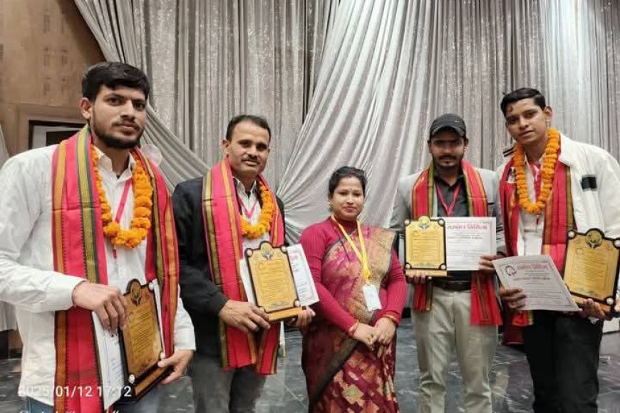करौली के सामाजिक कार्यकर्ता नरेन्द्र चौधरी दरभंगा में राष्ट्रीय स्तर पर सम्मानित