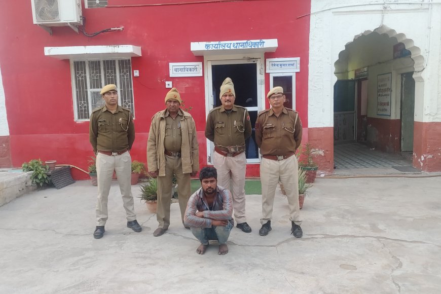 टैंट की दुकान पर बैठे युवक का चाकू से गला रेतने वाला आरोपी इकबाल गिरफ्तार