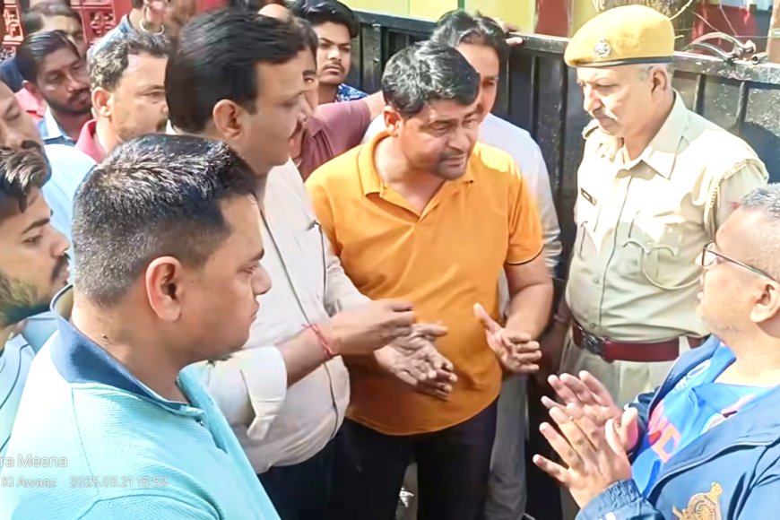 करौली : अतिक्रमण के विरोध में कलेक्टर से मिले सभापति प्रतिनिधि एवं पार्षद, भेदभाव का लगाया आरोप