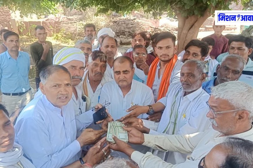करौली : सामरे का पुरा में पीड़ित 25 परिवारों को विधायक ने 10-10 हजार की सहायता राशि दी, कई घरों में लगी थी आग