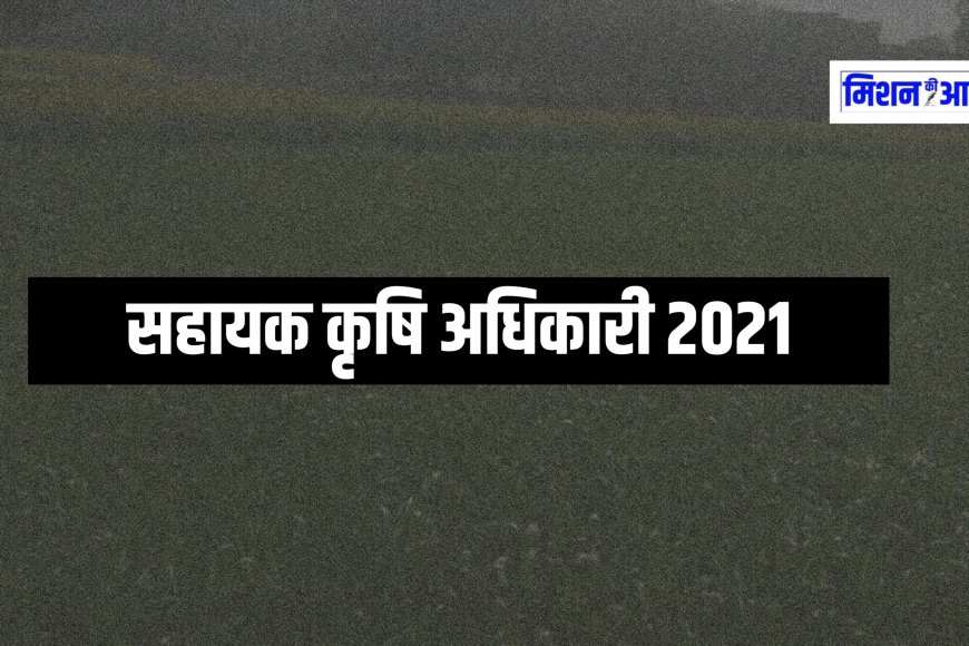 सहायक कृषि अधिकारी भर्ती- 2021 की काउंसलिंग में 13 अभ्यर्थी अनुपस्थित, आयोग ने 2 मई तक अंतिम अवसर दिया