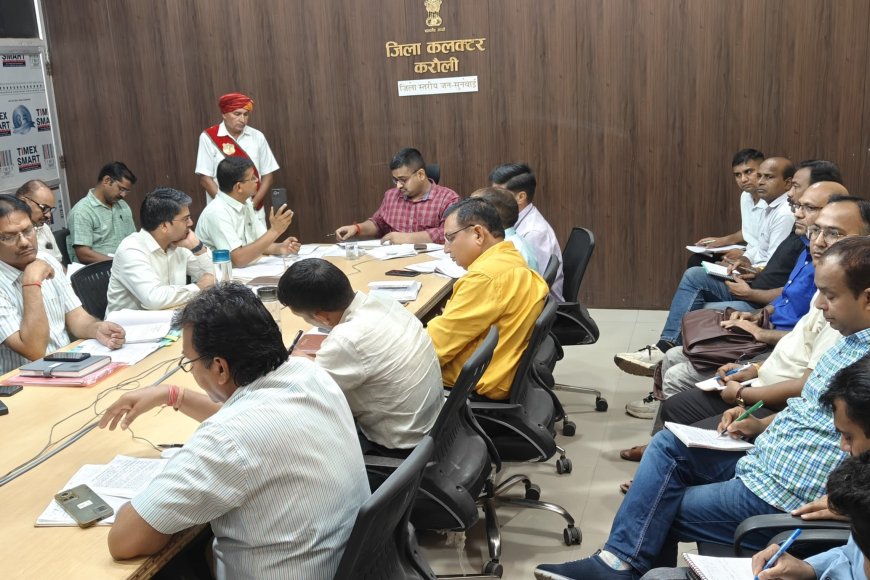 जिला कलेक्टर ने ली समीक्षा बैठक, खाद्य सुरक्षा के लंबित प्रकरणों का शीघ्र करें निस्तारण – जिला कलेक्टर