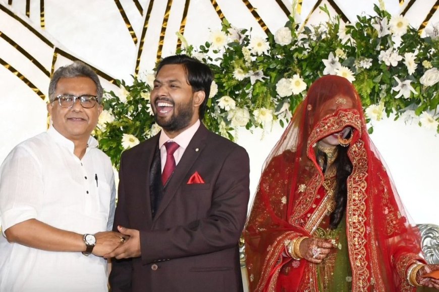Khan Sir Wife : खान सर की बेगम AS Khan, पहली बार रिसेप्शन में दिखाई दी