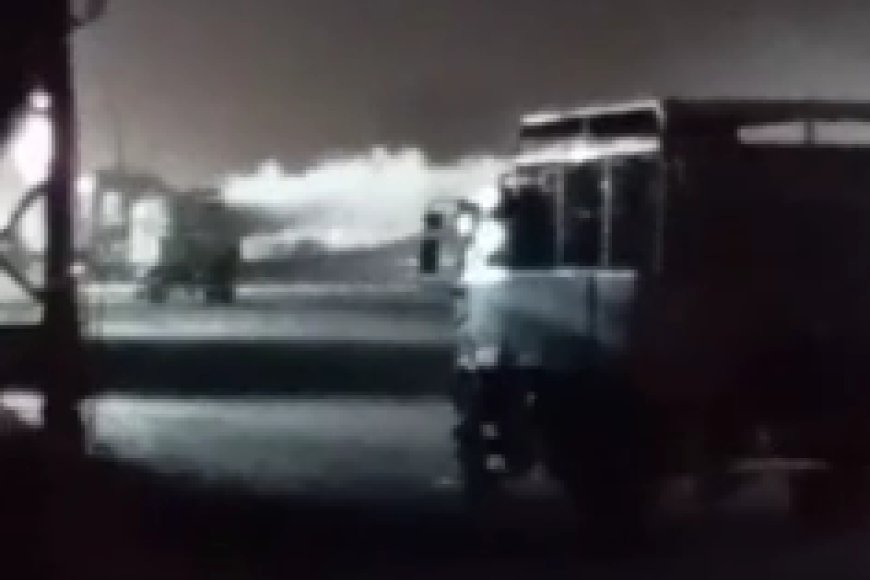 CNG गैस लीकेज से जयपुर-अजमेर हाईवे पर बड़ा हादसा टला, ड्राइवर और पुलिस की सूझबूझ से टली जनहानि