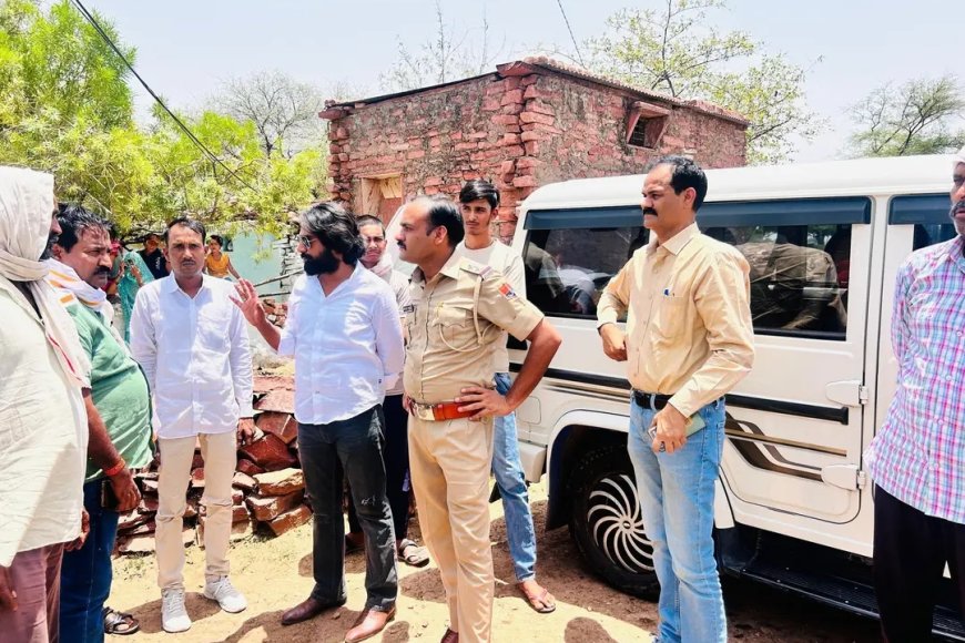 करौली - हवाई जहाज से गिरी विस्फोटक सामग्री, बच्चे हुए भयभीत, हवा में हुआ विस्फोट