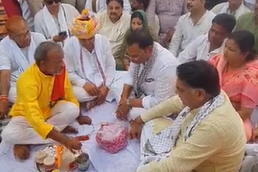 पांचना बांध पर जल संरक्षण परियोजनाओं का शुभारंभ, मंत्री सुरेश सिंह रावत ने रखी नींव