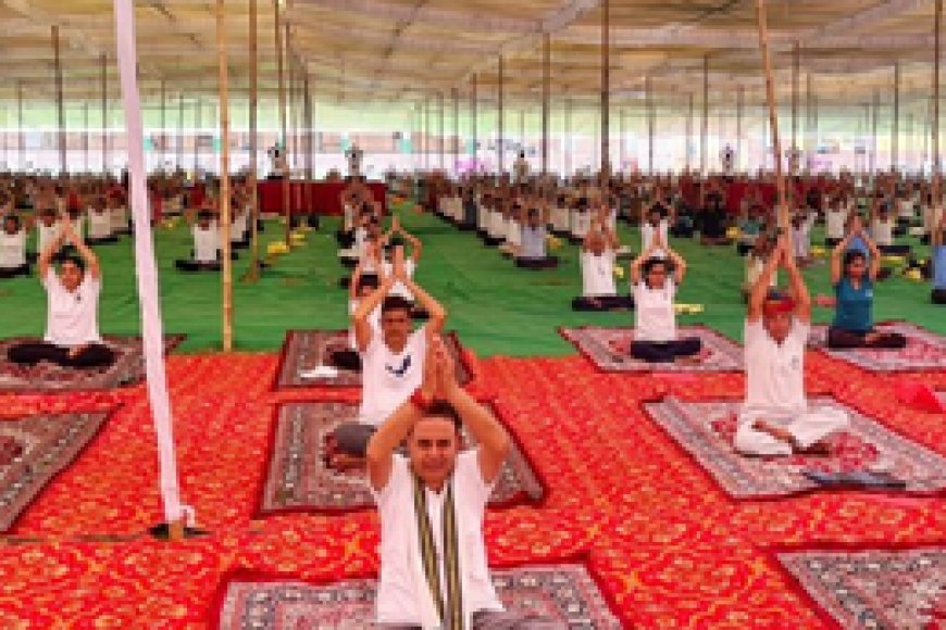भरतपुर में अंतरराष्ट्रीय योग दिवस से पहले तीर्थस्थलों पर होगा साप्ताहिक योगाभ्यास