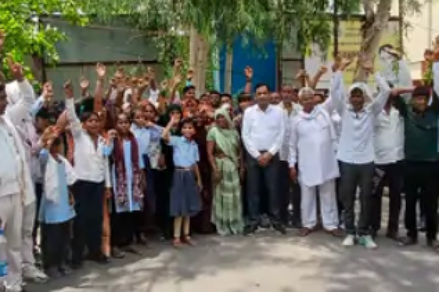 शराब ठेकों के खिलाफ सड़कों पर उतरे ग्रामीण, आबकारी विभाग कार्यालय का घेराव