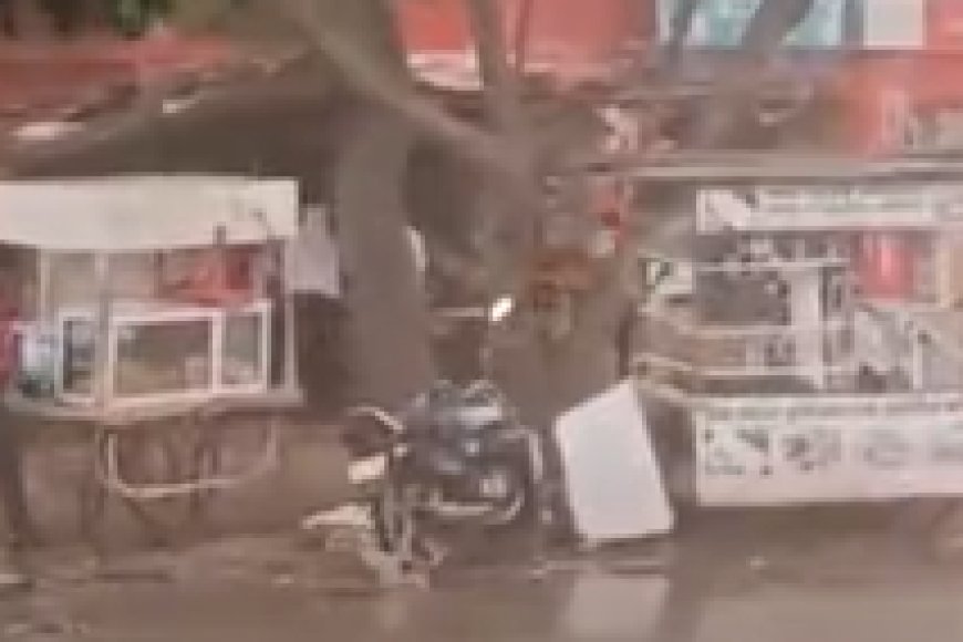 धौलपुर में प्री मानसून बारिश से मौसम ने ली करवट, आकाशीय बिजली से युवक झुलसा
