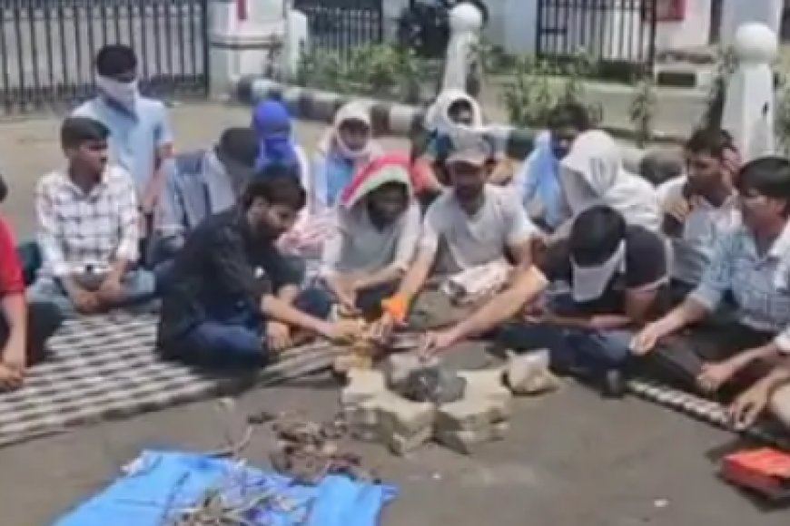 RAS-2024 परीक्षा की तारीख नहीं बढ़ी, अभ्यर्थियों का धरना तेज, 32 की तबीयत बिगड़ी