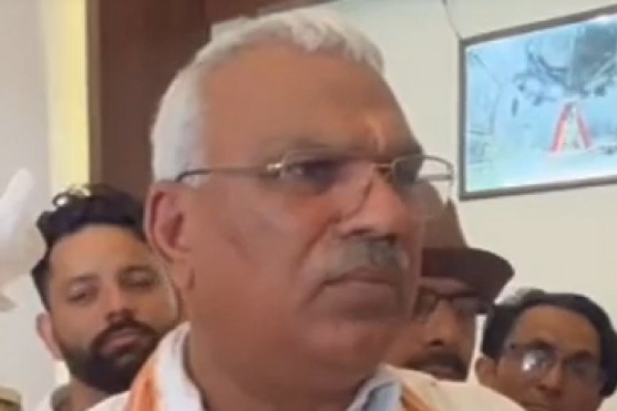 राजस्थान के गृह राज्यमंत्री ने टोडाभीम का किया दौरा, कांग्रेस पर बोला हमला