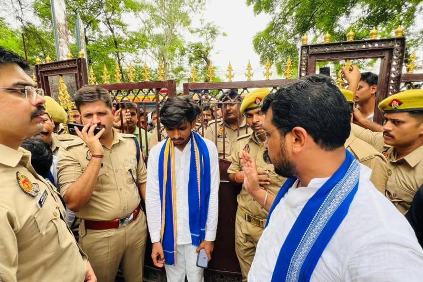 प्रयागराज में चंद्रशेखर आजाद को हाउस अरेस्ट के बाद भड़की हिंसा, करछना में उपद्रव, कई घायल