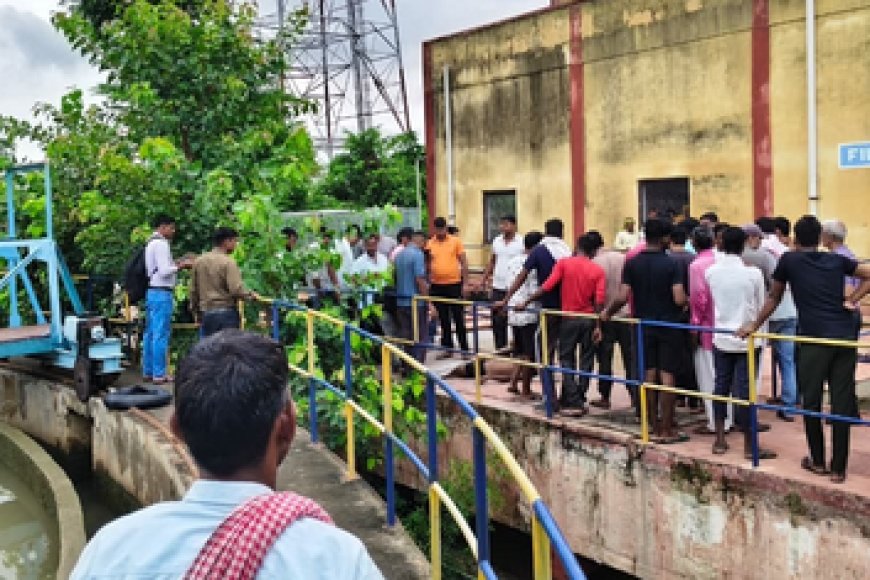 चंबल फिल्टर प्लांट में टैंक की सफाई के दौरान कर्मचारी की मौत, सुरक्षा उपाय नदारद