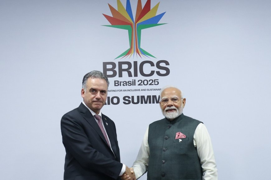प्रधानमंत्री नरेंद्र मोदी पहुंचे ब्राजीलिया, BRICS में भारत की भूमिका को लेकर की अहम चर्चा