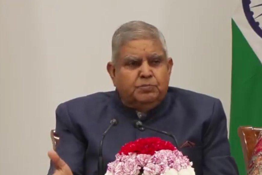 उपराष्ट्रपति जगदीप धनखड़ ने स्वास्थ्य कारणों से दिया इस्तीफा, राष्ट्रपति को लिखा पत्र