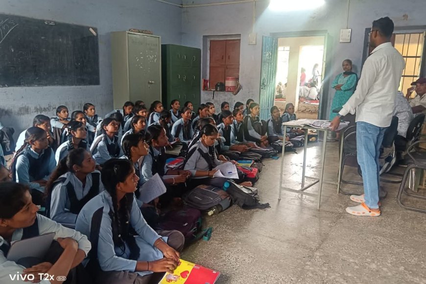 Karauli News- राजकीय उच्च माध्यमिक विद्यालय सपोटरा में बालिकाओं को दी कानूनी जानकारी