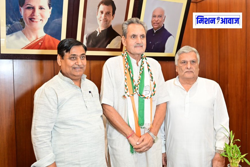 Rajasthan Politics: नागौर के वरिष्ठ नेता महेंद्र पाल चौधरी ने बीजेपी छोड़ी, थामा कांग्रेस का हाथ
